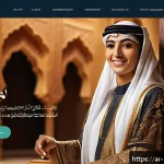 Home 19 소셜 증명으로 신뢰 구축하기 - A modern Middle Eastern e-commerce website homepage featuring a diverse group of Arabic-speaking cus...