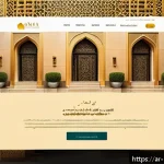 Home 18 소셜 증명 활용한 비즈니스 연계 전략 - A modern Middle Eastern e-commerce website interface showcasing authentic customer reviews in Arabic...